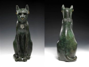 图 13 “盖尔·安德森猫”正面及背面©大英博物馆